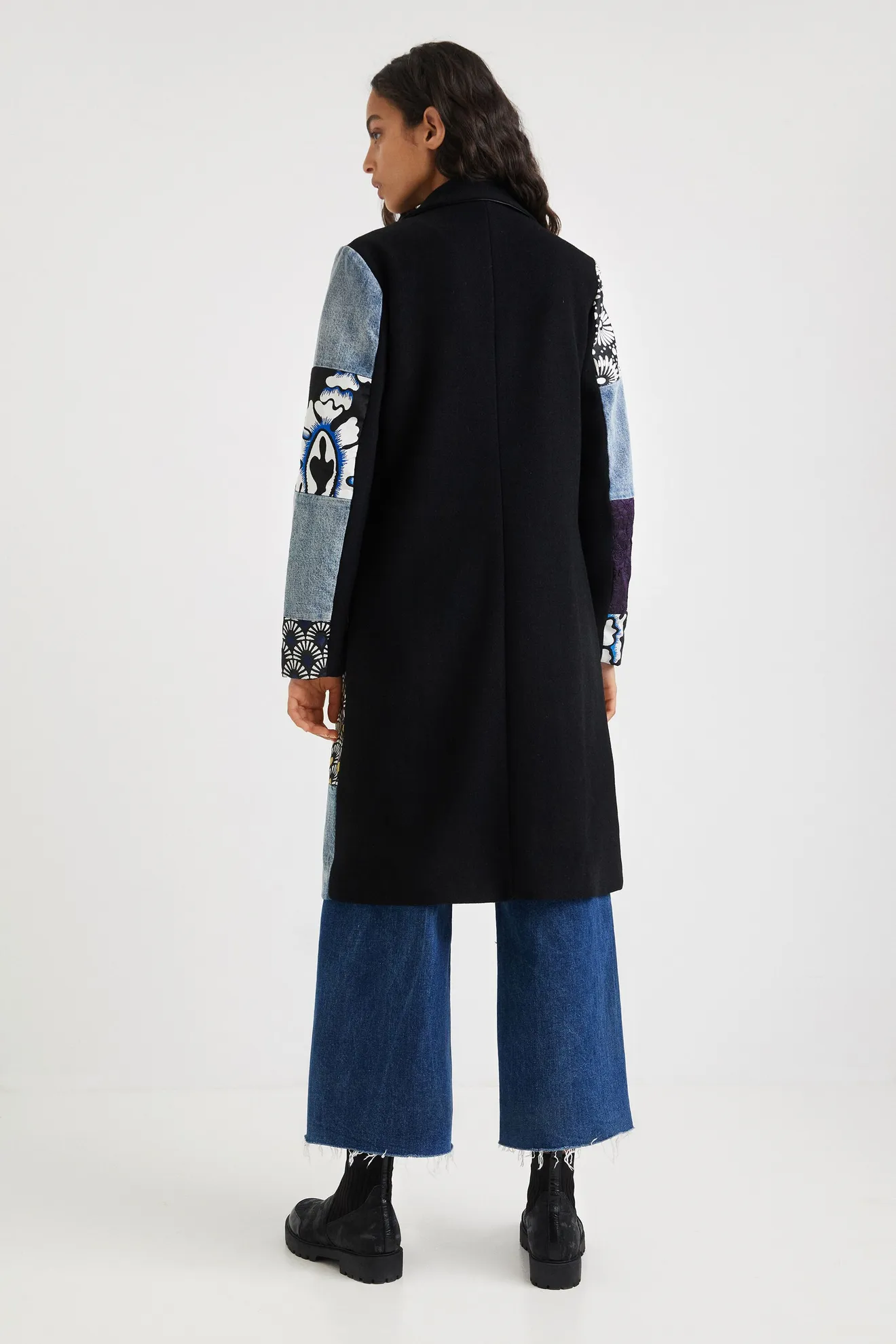 Abrigo patch denim - Imagen 4