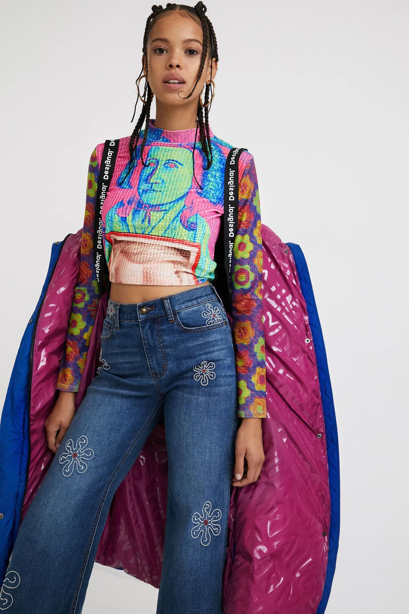 Abrigo recto acolchado - Imagen 2