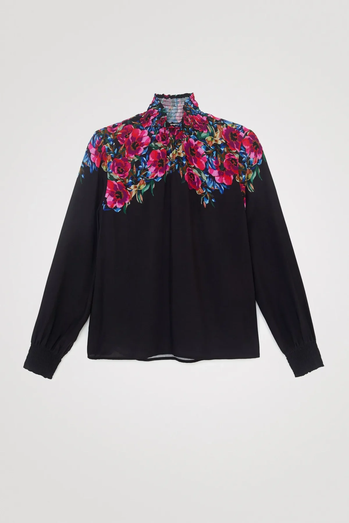 Blusa canesú floral - Imagen 6