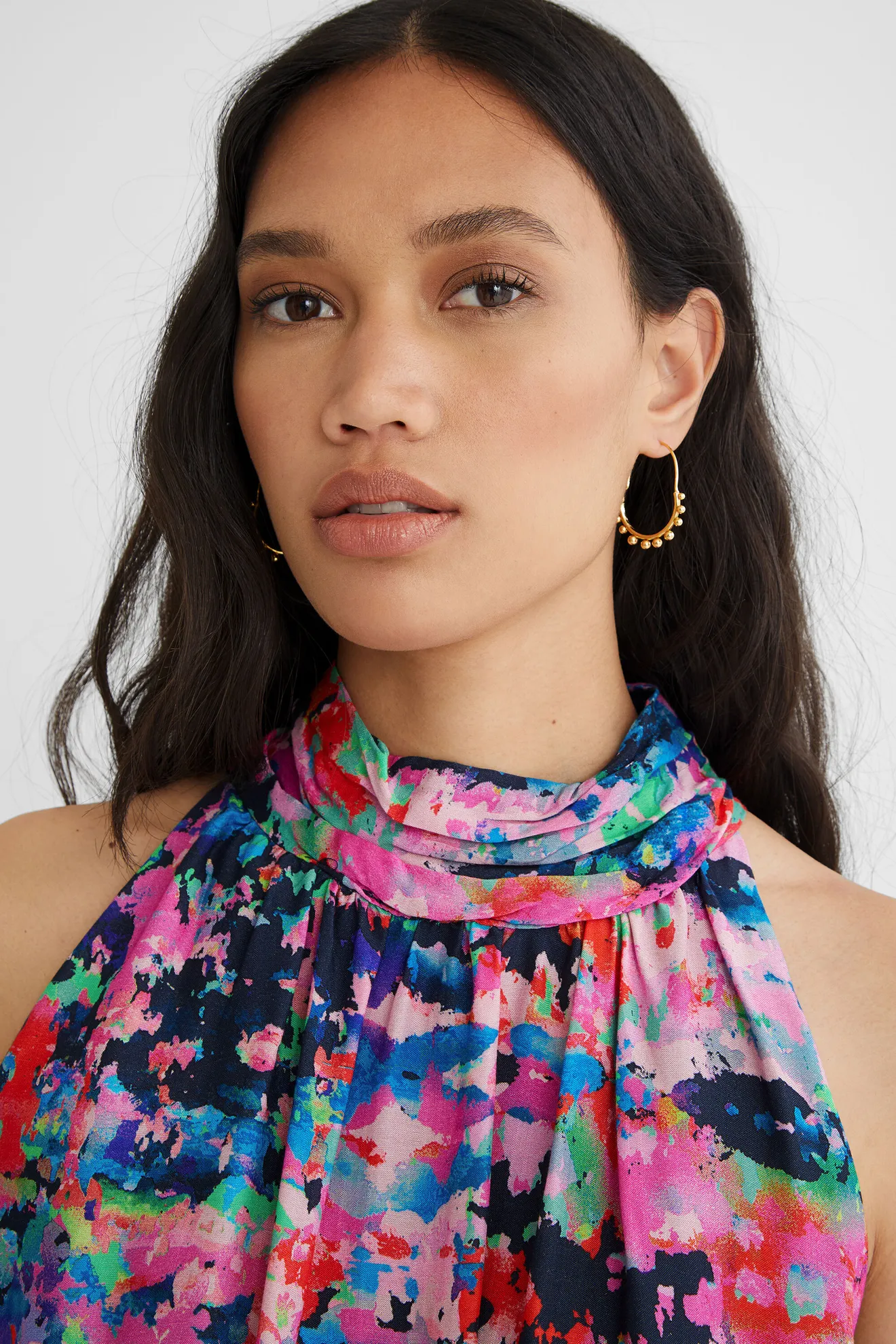 Blusa cuello halter - Imagen 5