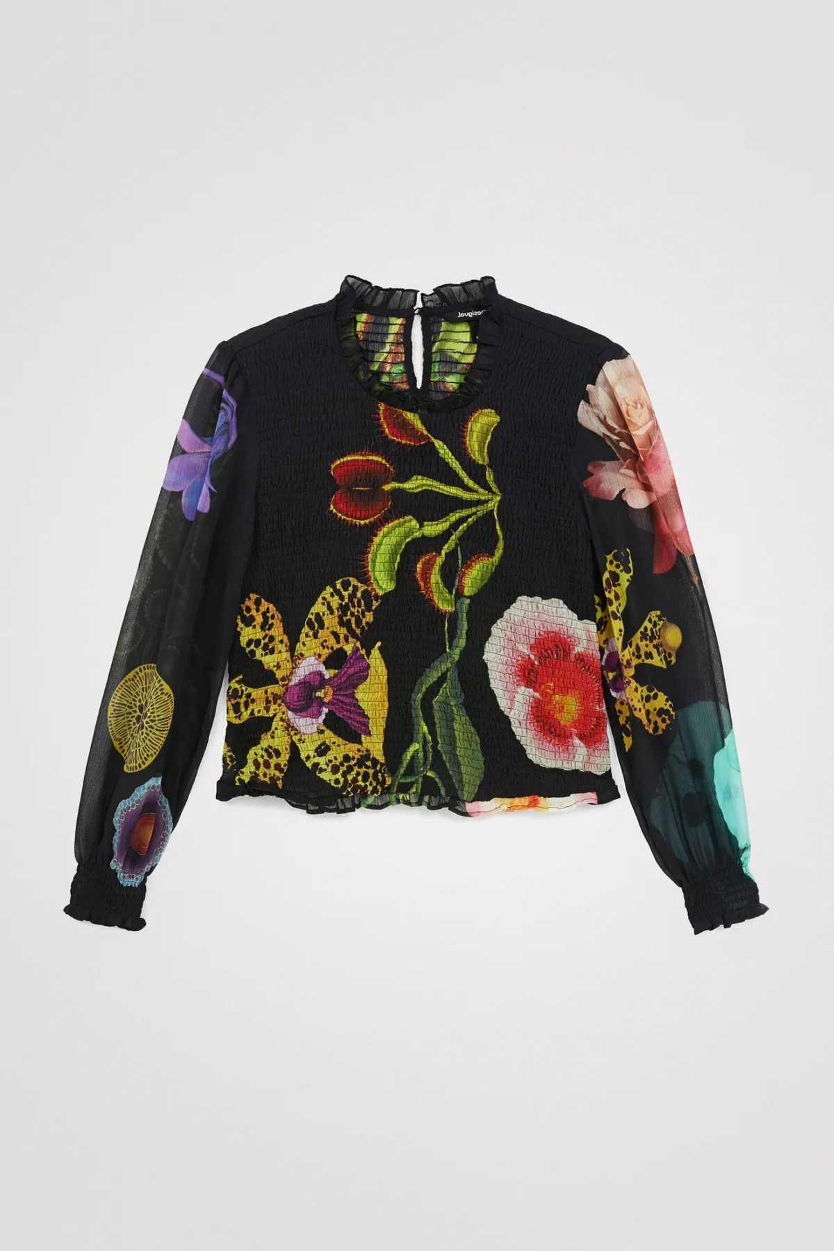 Blusa loose flores - Imagen 6