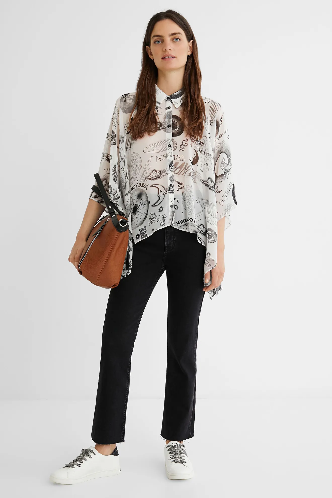 Camisa corta asimétrica - Imagen 3