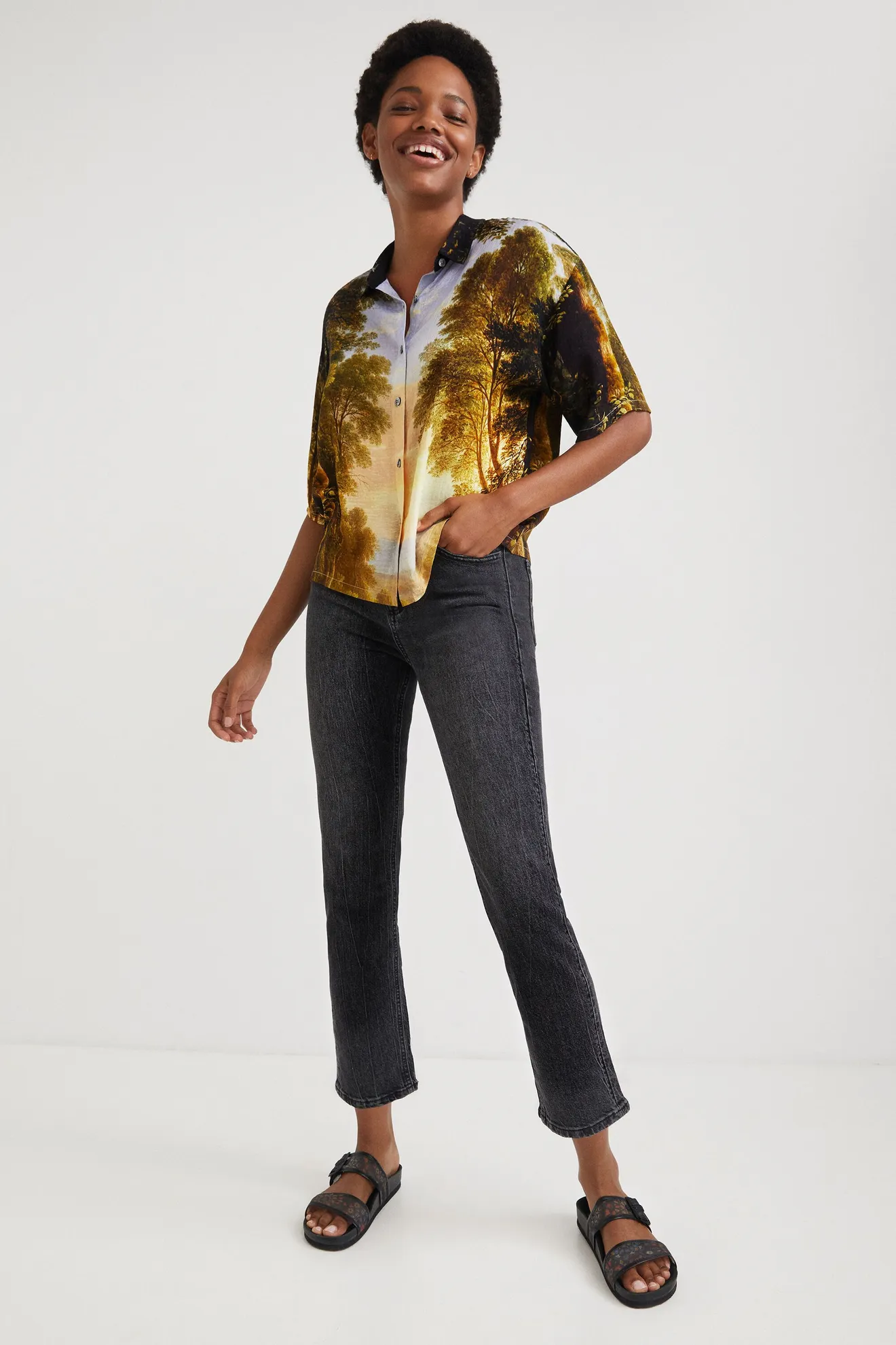 Camisa corta print - Imagen 4