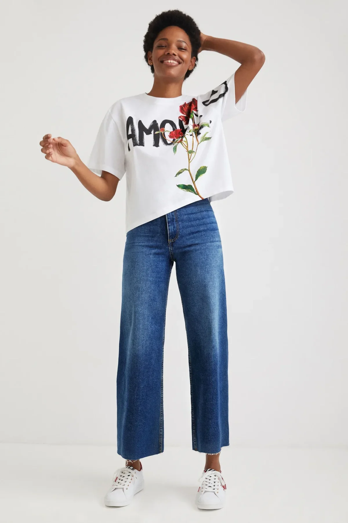 Camiseta amore flor - Imagen 5