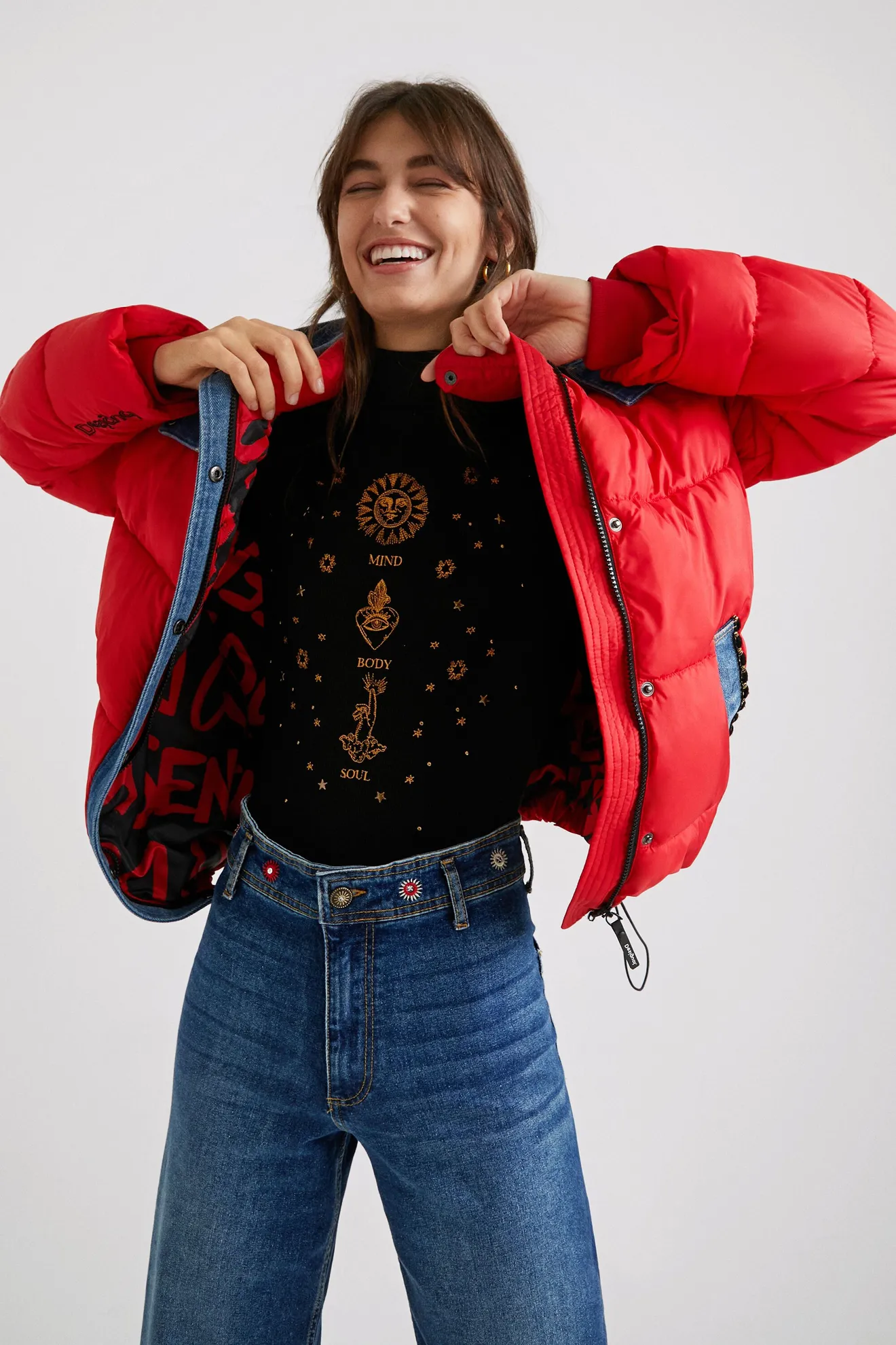 Chaqueta acolchada capucha