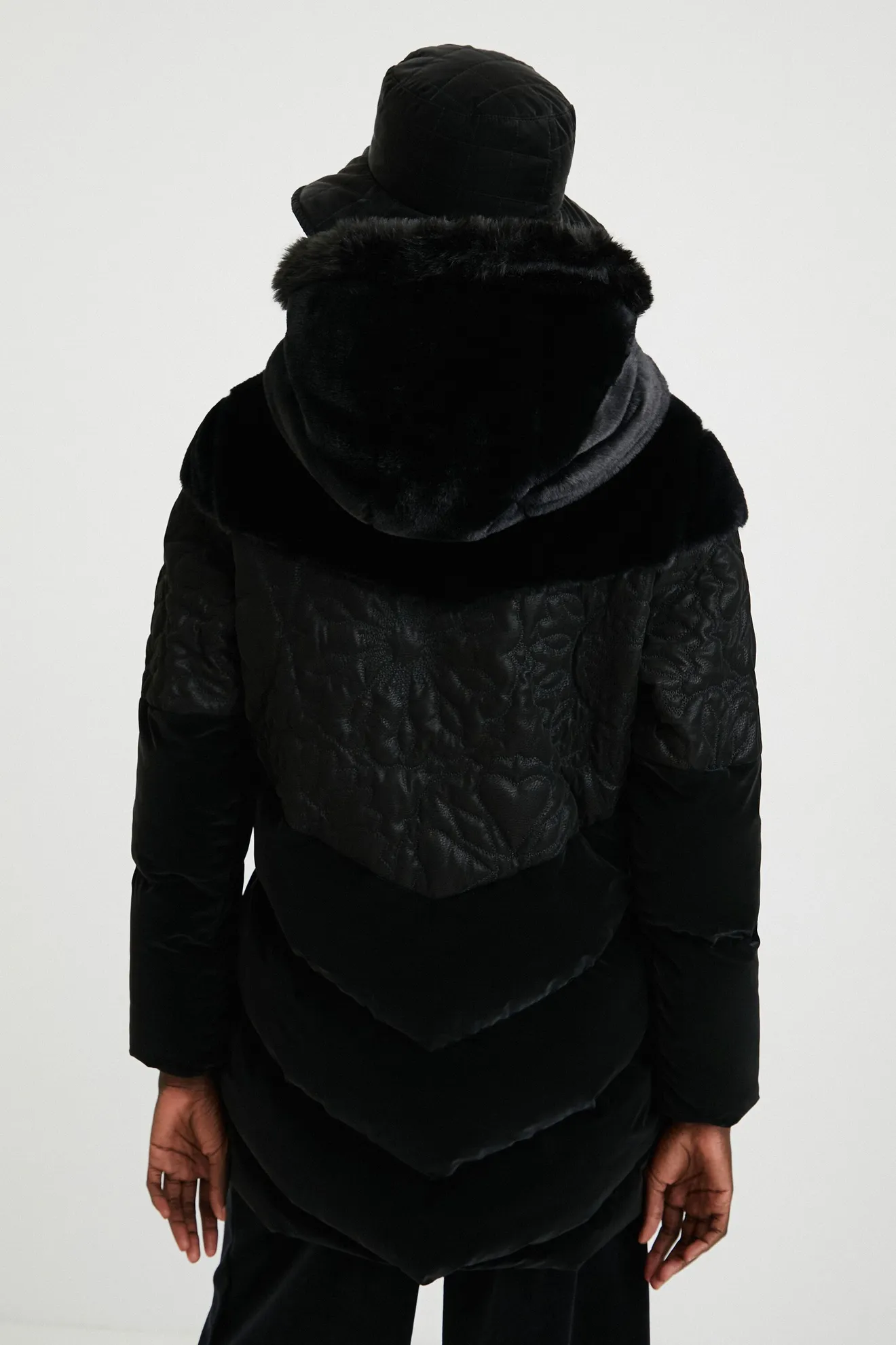 Chaqueta larga acolchada - Imagen 4