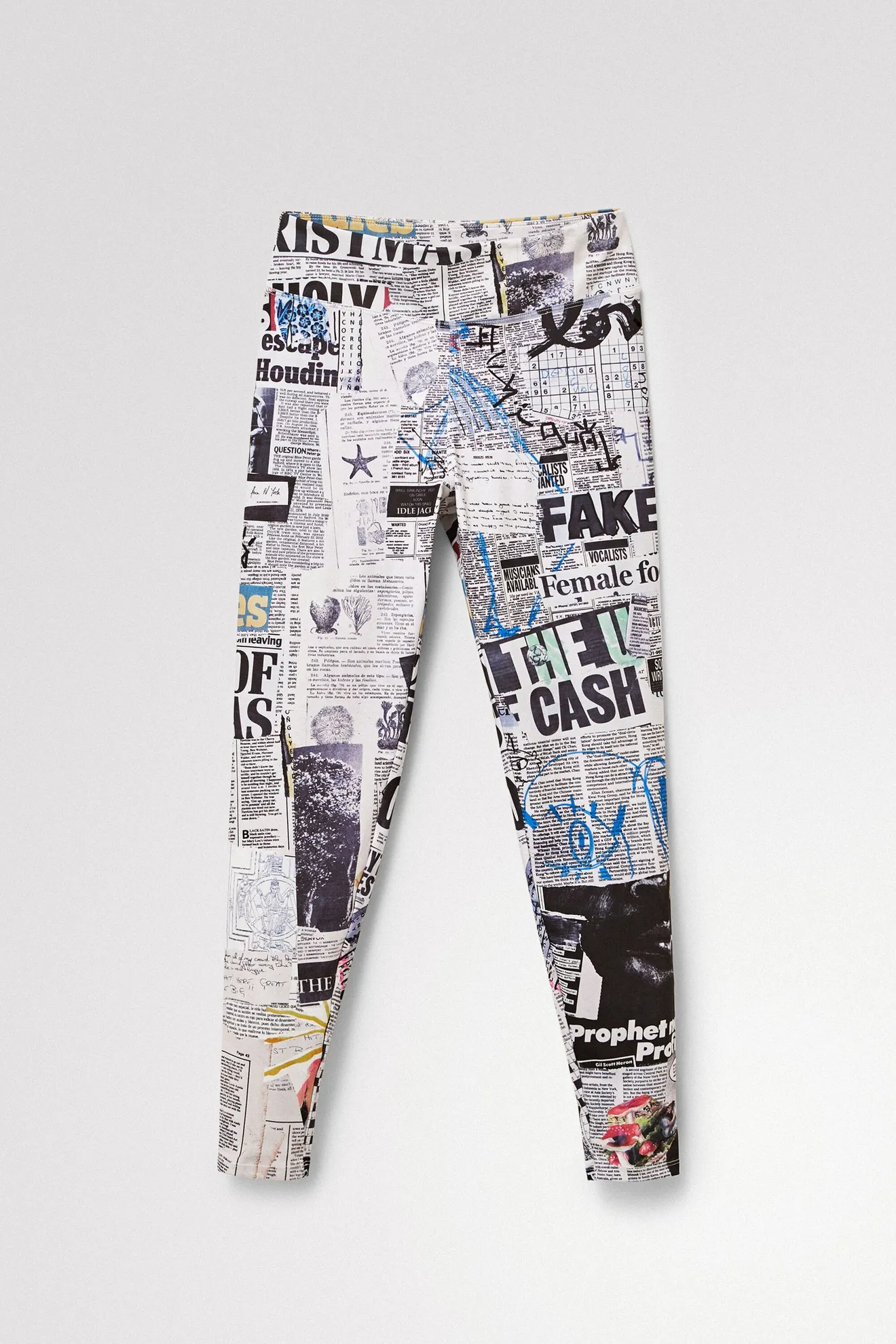 Leggings estampado periódicos - Imagen 5