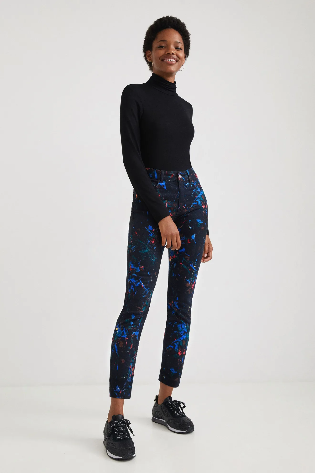 Pantalón skinny salpicado - Imagen 5