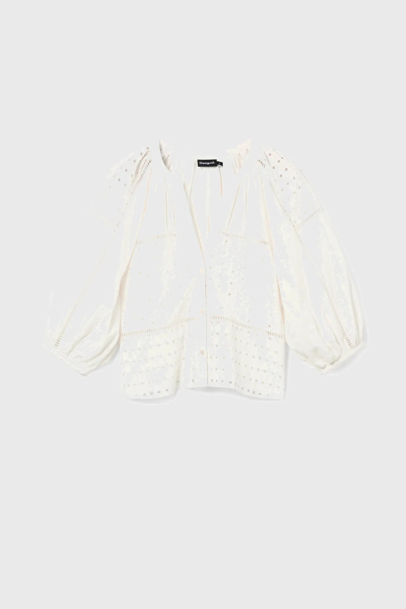 Blusa bordado floral - Imagen 6