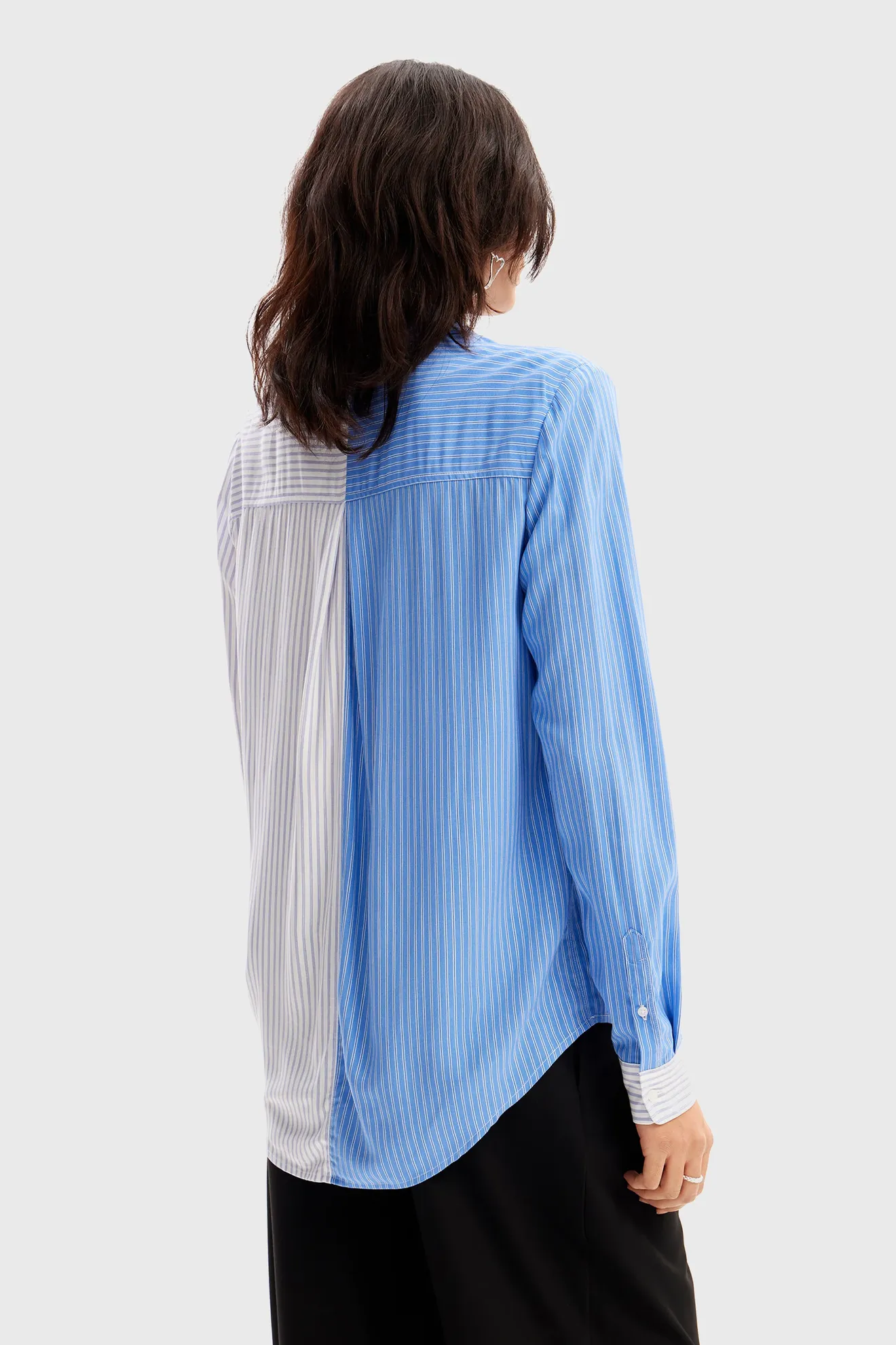 Camisa rayas bicolor - Imagen 2