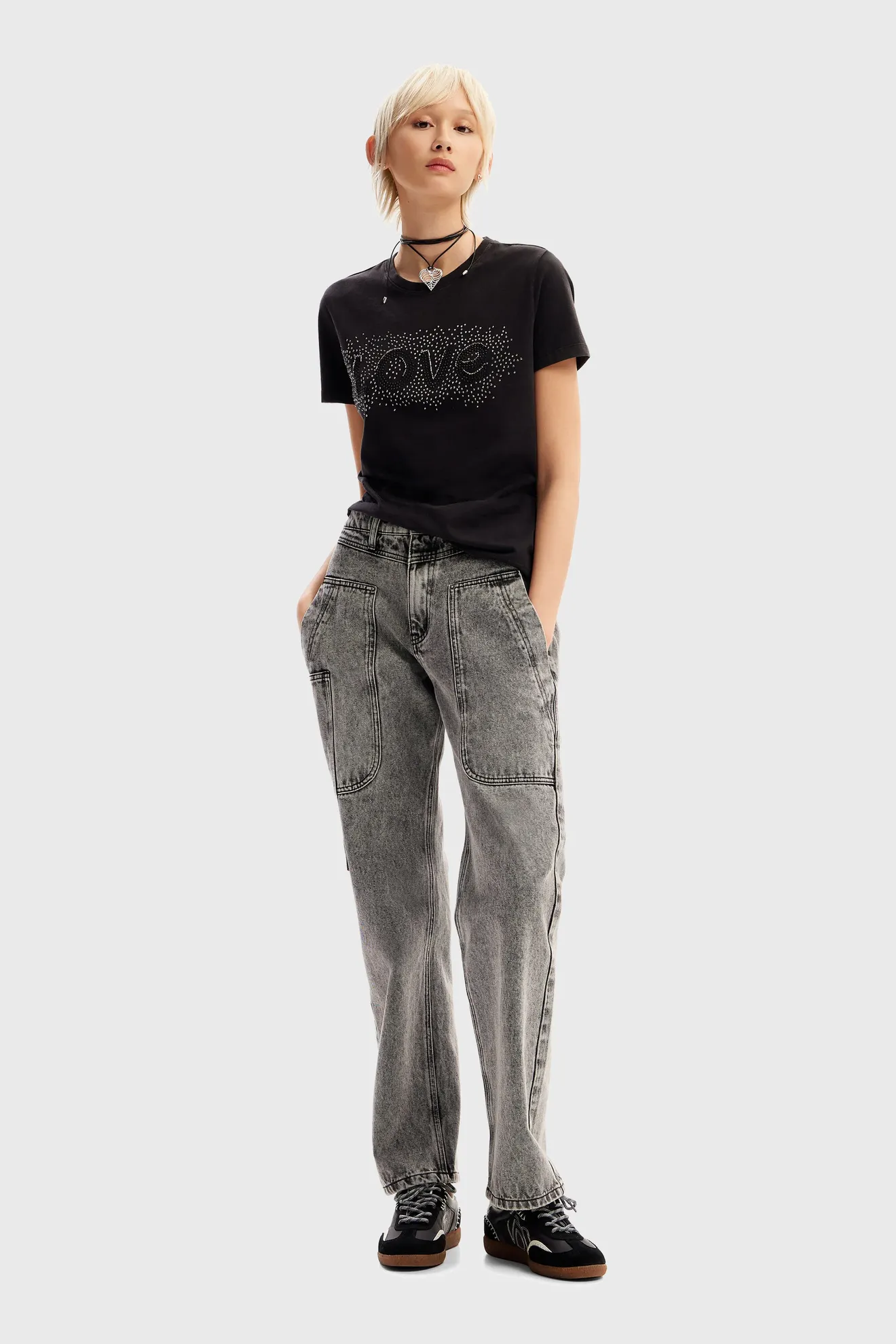 Camiseta strass Love - Imagen 4