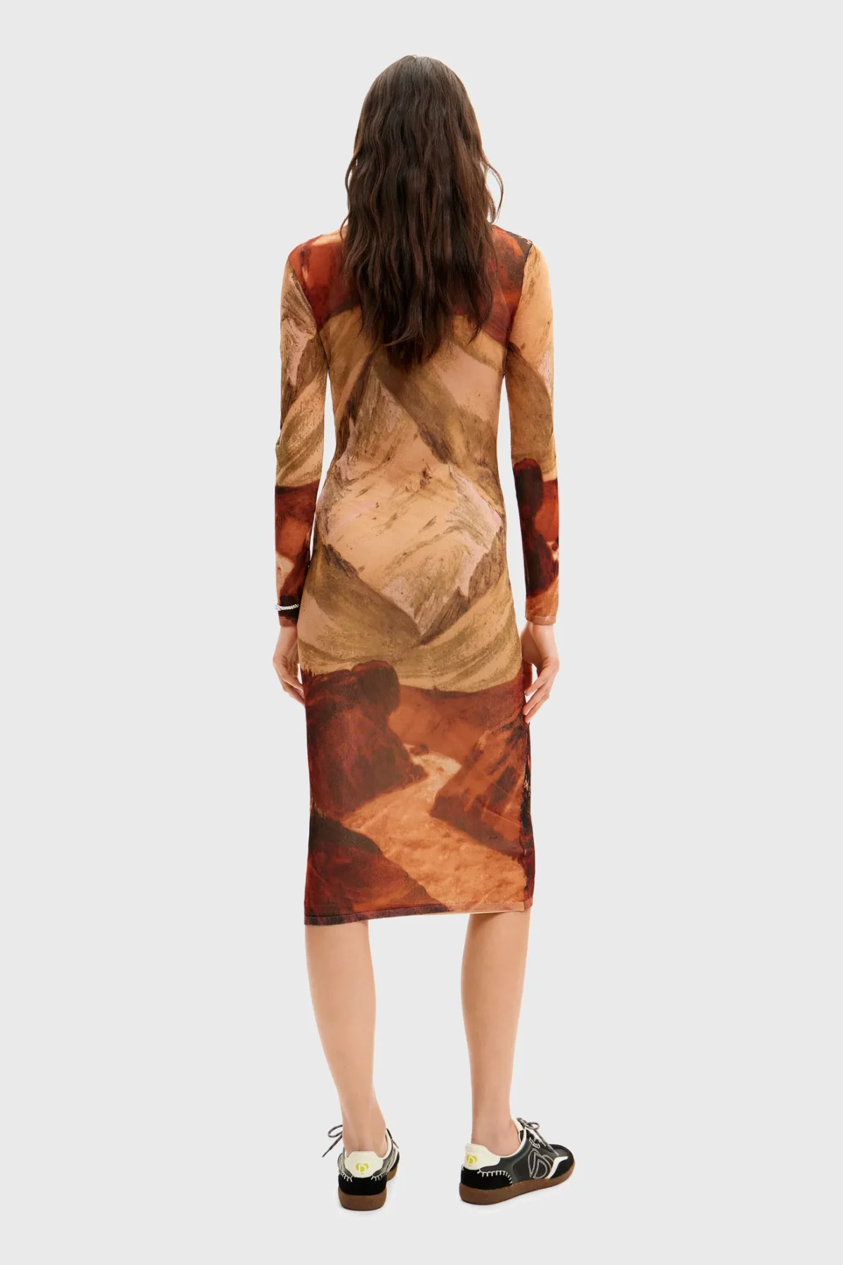 Vestido midi paisaje - Imagen 3